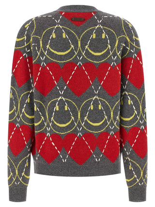 Multicolor Wool Cardigan