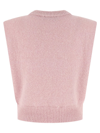 Multicolor Wool Sleeveless Jacket
