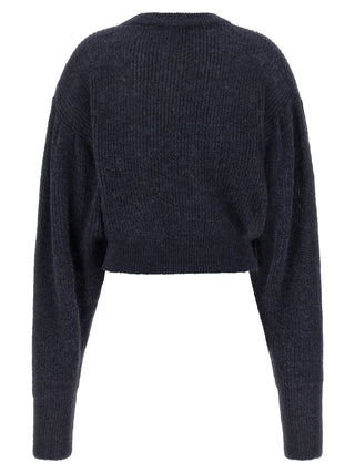 Blue Wool Cardigan