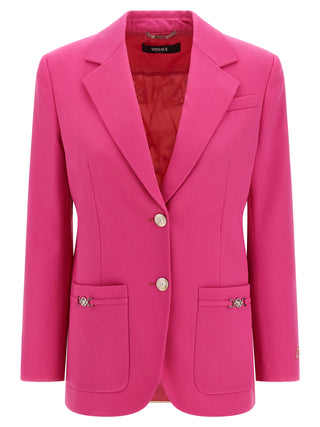 Fuchsia Virgin Wool Blazer