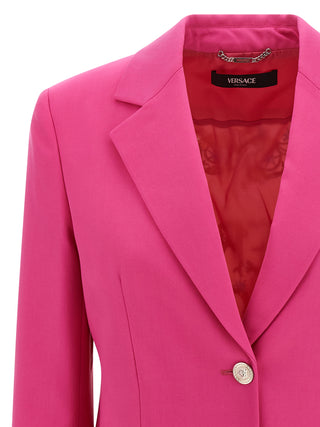 Fuchsia Virgin Wool Blazer