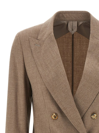 Beige Cashmere Blazer
