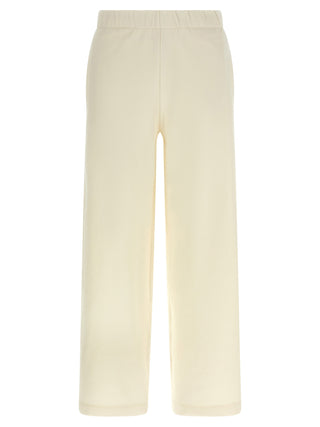Pantalones casuales blancos de seda