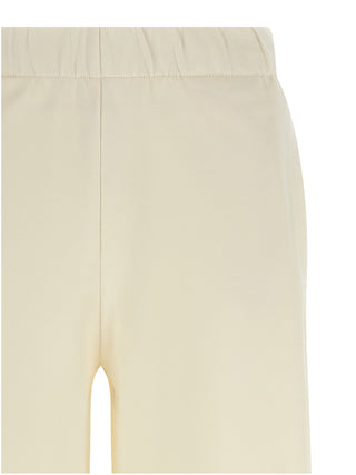 Pantalones casuales blancos de seda