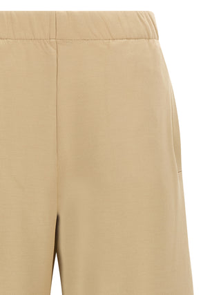 Brown Silk Casual Pants