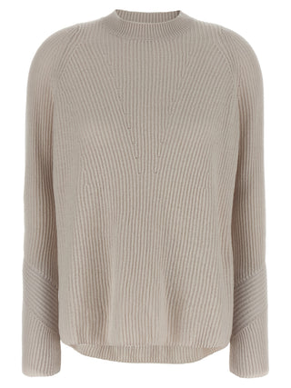 Cárdigan de lana beige