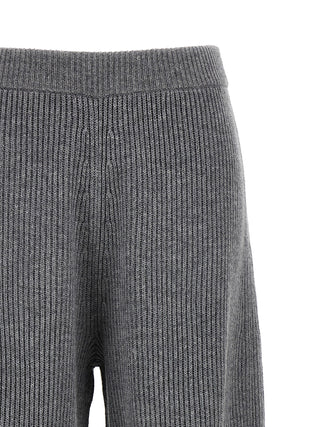 Pantalones casuales de lana grises