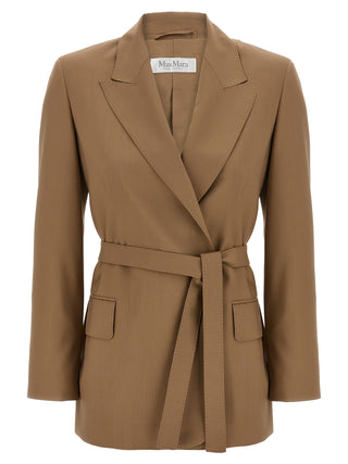Brown Virgin Wool Blazer
