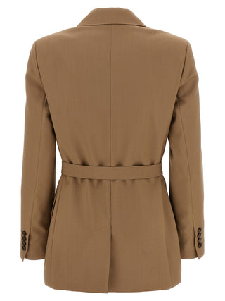 Brown Virgin Wool Blazer