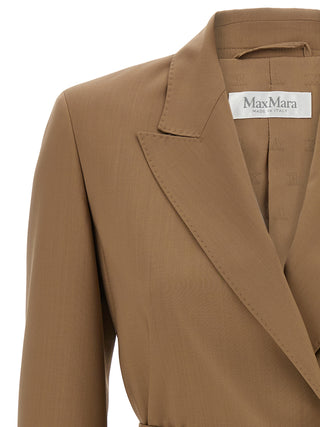 Brown Virgin Wool Blazer