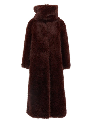 Bordeaux Polyester Coat