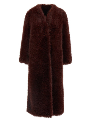 Bordeaux Polyester Coat