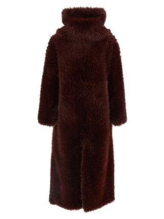 Bordeaux Polyester Coat