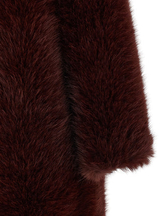 Bordeaux Polyester Coat