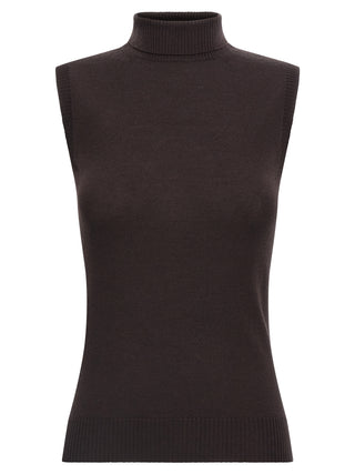 Brown Virgin Wool Cardigan
