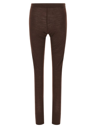 Bordeaux Polyester Leggings