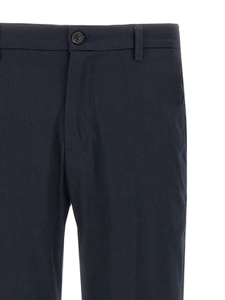 Gray Cotton Cropped Pants