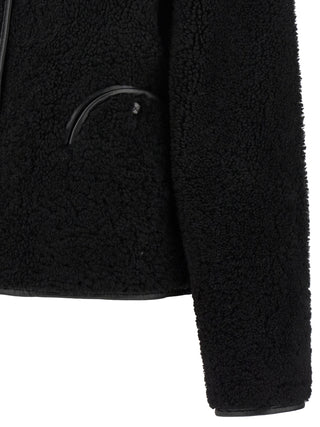 Black Lamb Leather Shell Jacket