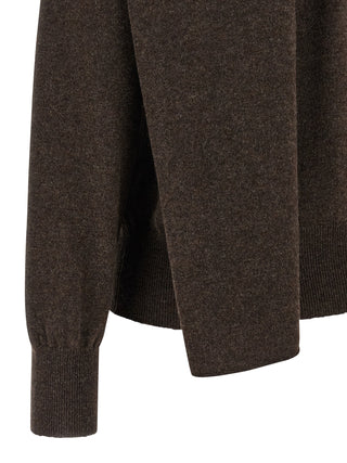 Brown Cashmere Cardigan