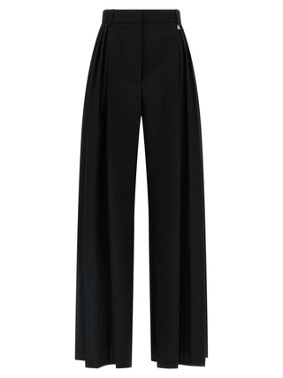 Black Virgin Wool Dress Pants