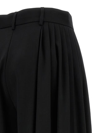 Black Virgin Wool Dress Pants
