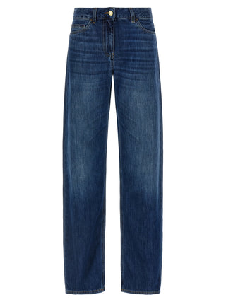 Blue Cotton Jeans Denim