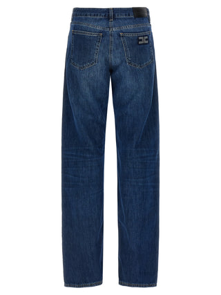 Blue Cotton Jeans Denim