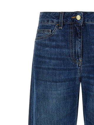 Blue Cotton Jeans Denim