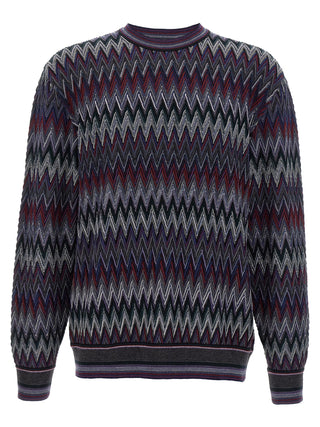 Blue Wool Cardigan