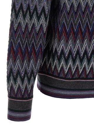 Blue Wool Cardigan