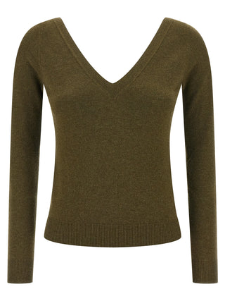 Bicolor Cashmere Cardigan