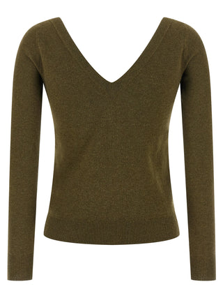 Bicolor Cashmere Cardigan