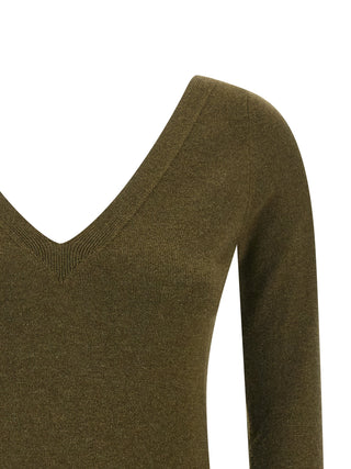 Bicolor Cashmere Cardigan