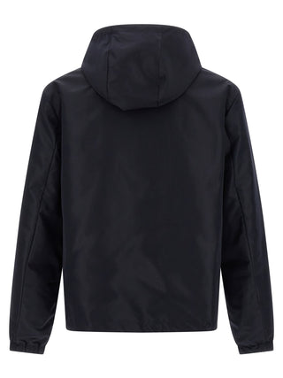 Blue Polyester Shell Jacket