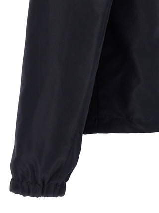 Blue Polyester Shell Jacket