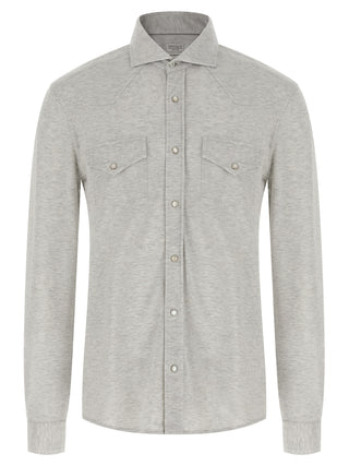 Gray Cotton Blouse