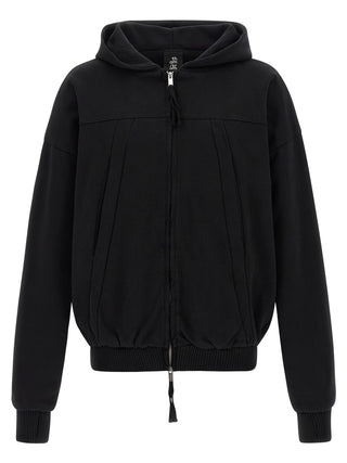 Black Cotton Sweatshirt