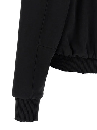Black Cotton Sweatshirt
