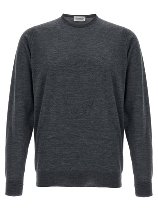 Gray Merino Wool Cardigan