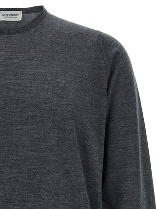 Gray Merino Wool Cardigan