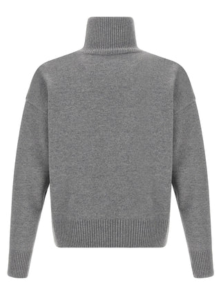 Gray Wool Cardigan