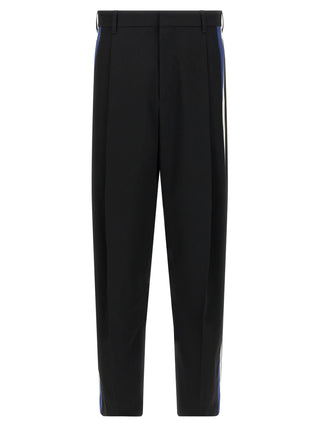 Black Virgin Wool Dress Pants