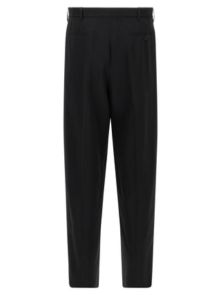 Black Virgin Wool Dress Pants