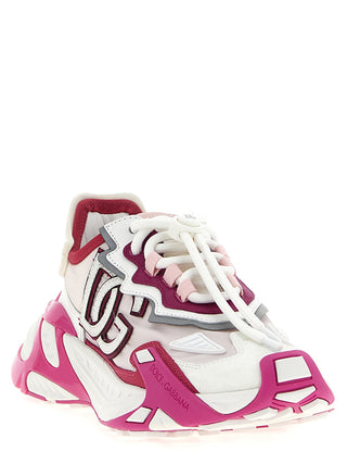 Fuchsia Viscose Athletic Sneakers