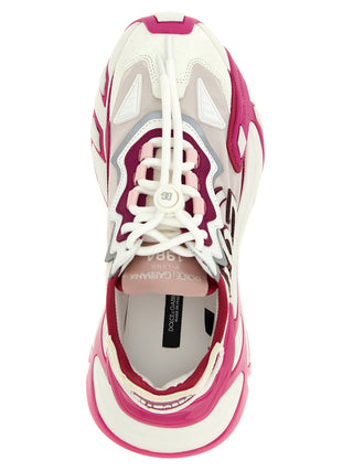 Fuchsia Viscose Athletic Sneakers