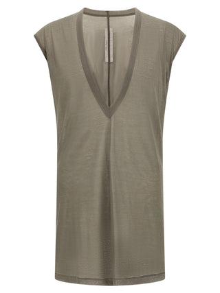 Camiseta de algodón gris