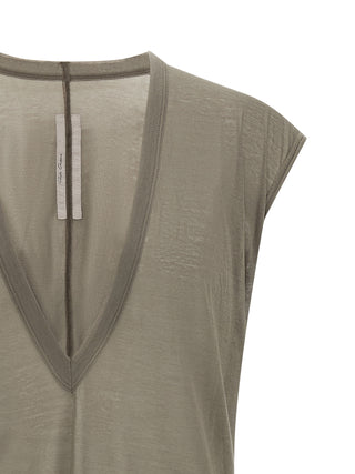 Camiseta de algodón gris