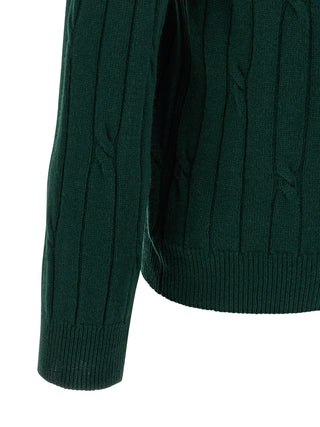 Bicolor Virgin Wool Polo Shirt