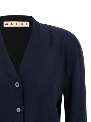 Multicolor Virgin Wool Cardigan