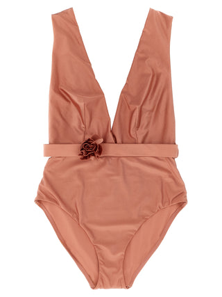 Multicolor Polyamide One-Piece Swimsuit
